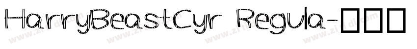 HarryBeastCyr Regula字体转换